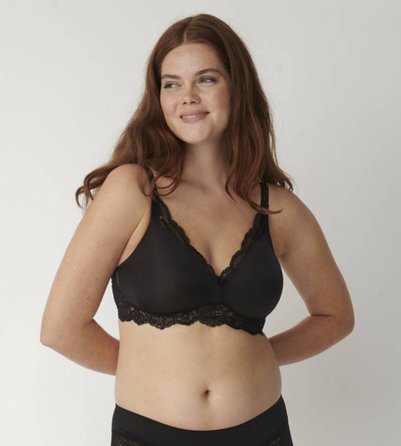 Biustonosz półusztywniany Amourette Charm Triumph- czarny