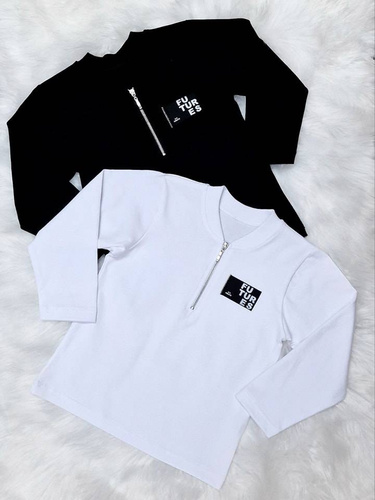 Koszulka dziecięca Futures długi rękaw Bambarillo biały 