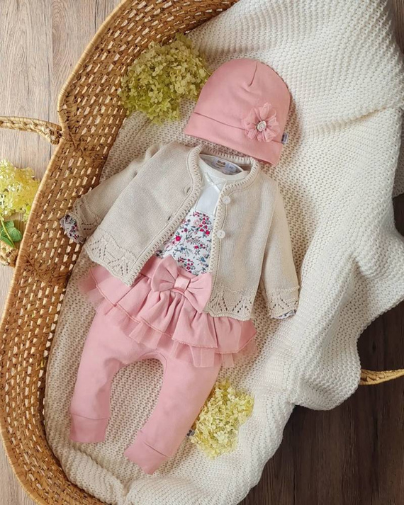 Sweterek ażurowy BSW/026 Marija - beżowy