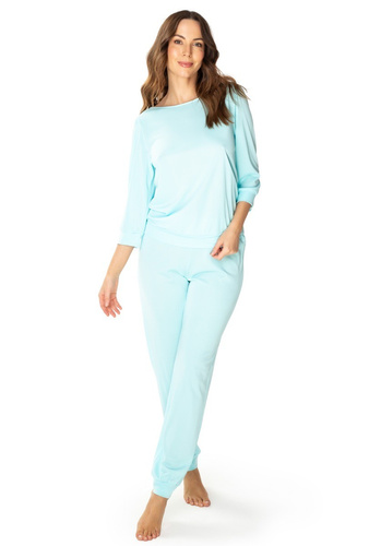 Dres damski 86665 Izabell Mewa turkusowy