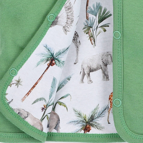 Kamizelka z bawełny organicznej Safari Adventure Nini zielona 