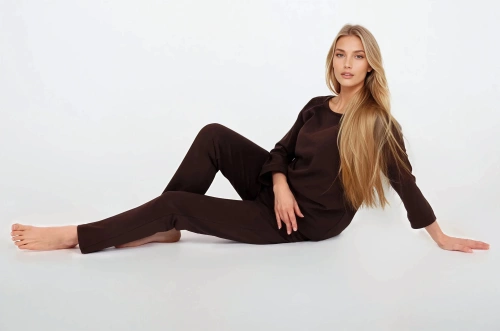 Piżama damska Bonjour Momenti Per Me espresso