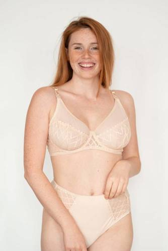 Miękki biustonosz do karmienia Huggy Soft Beige Momtobe beżowy