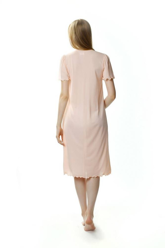 Koszula nocna damska 4112 Beatriz Mewa łososiowy