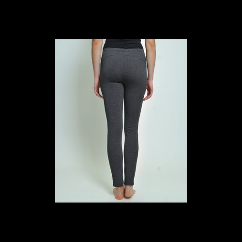 Spodnie Legginsy sportowe Venus Sesto Senso grafitowy melanż