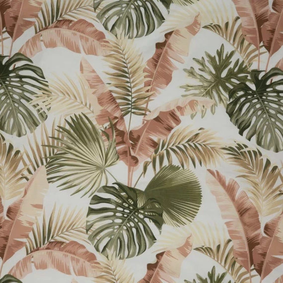 Pościel satynowa Spring 29 Kwiaty Eurofirany biały/zielony