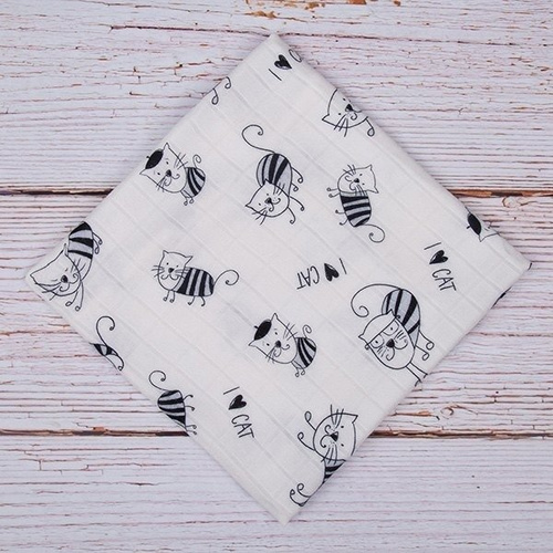 KU 201  Pieluszki Bamboo bambusowa 30X35 ATK - mix kolorów 