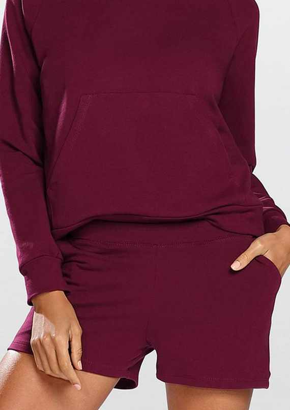 Spodenki dresowe Koko Dkaren bordo