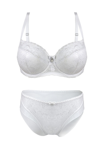 Biustonosz półusztywniany 01096 Snow II Mediolano biały