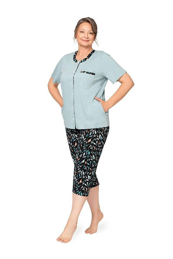 Piżama damska 261 Olga I Martel - turkusowy