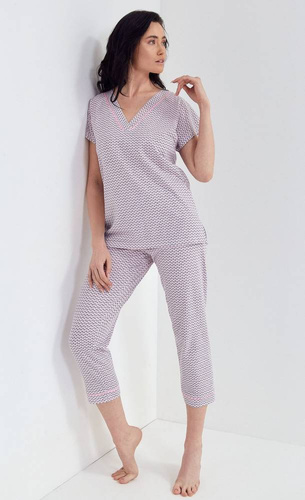 Piżama damska 107  Cana -różowy