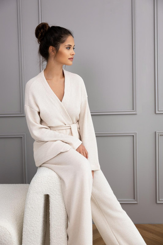 Sensis Journey – piżama damska Homewear z kopertową bluzą