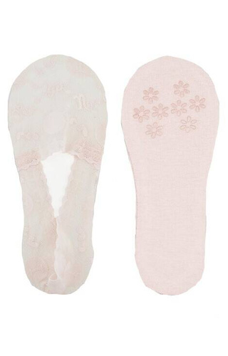 SN050 Baleriny stopki damskie Noviti - pudrowy róż