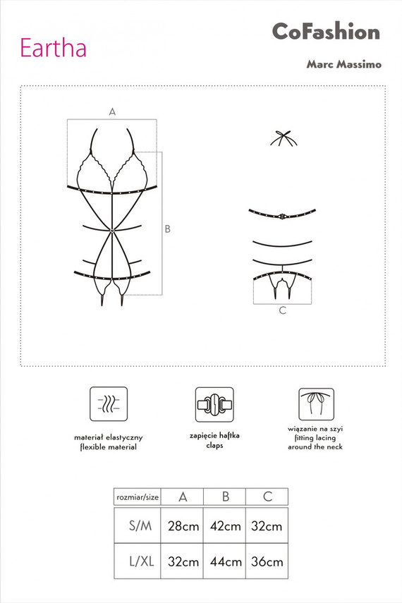Body damskie Eartha CF 90415 CoFashion Marc Massimo