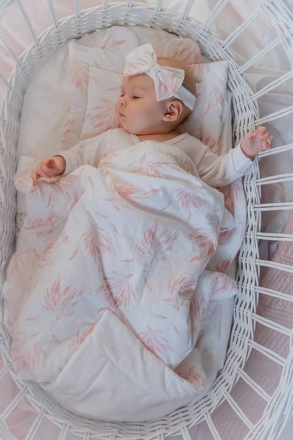 Pościel 2-elementy Margaret Komplet pościeli Sensis - biały-różowy