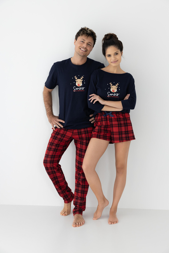 Piżama damska Myrtle Sensis - granatowy