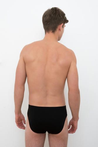 Baster slipy męskie Italian Fashion - czarne 