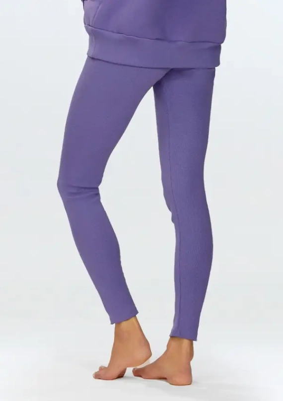Legginsy długie Oseye Dkaren fioletowy