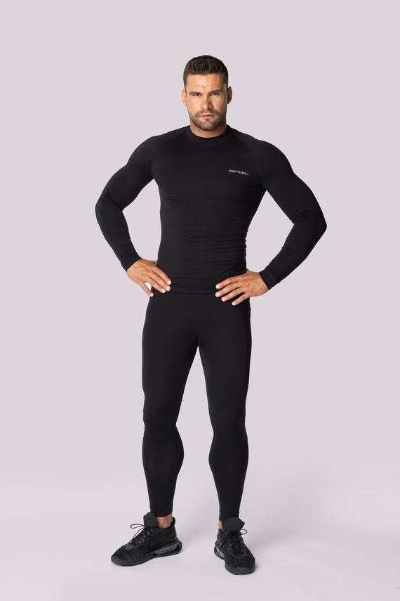 Alpha Bluzka termoaktywna męska długi rękaw Spaio black