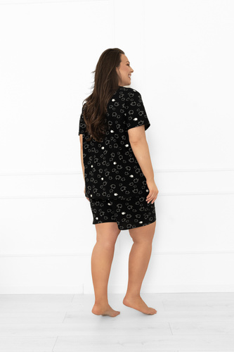 Piżama damska Bonnie – wygoda i styl w jednym krótki rękaw, spodenki Italian Fashion 