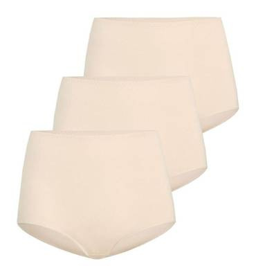 Wielopak figi wysoki stan Classico Teyli - beżowy