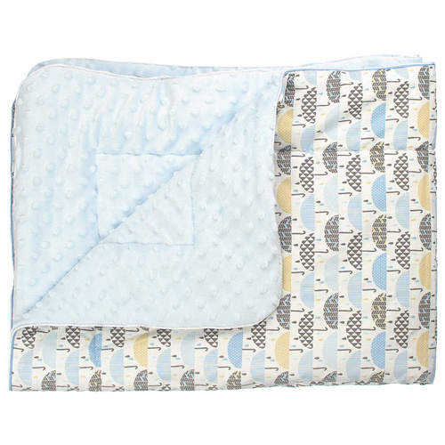 Kocyk niemowlęcy Papugi Martex zielony