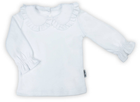 163571 Magia Świąt Bluzka z długim rękawem Nicol - biały