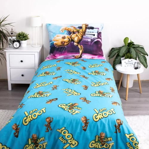 Pościel dziecięca bawełniana I am Groot Jerry Fabrics