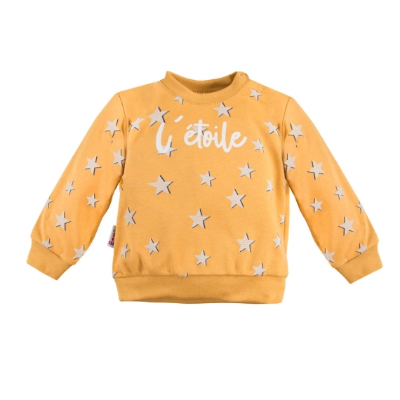 Bluza wciągana z nadrukiem UNIQUE Ewa Klucze- żółty druk