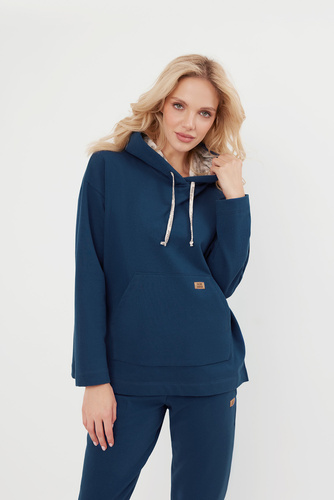 Bluza damska Lagos Italian Fashion - jeansowy 