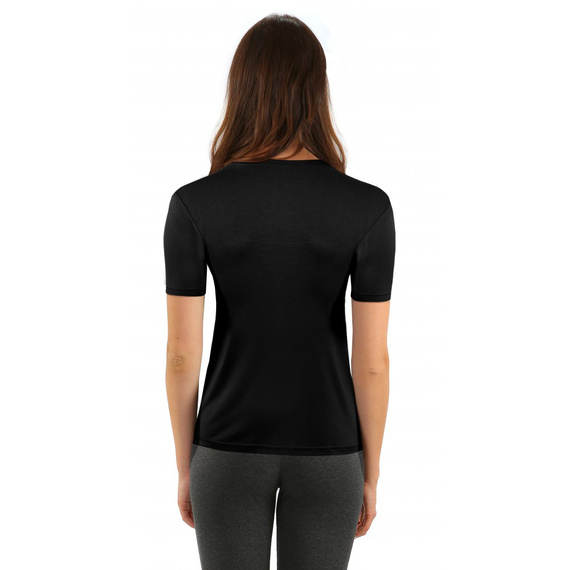 Koszulka damska krótki rękaw Marcela Sesto Senzo czarny