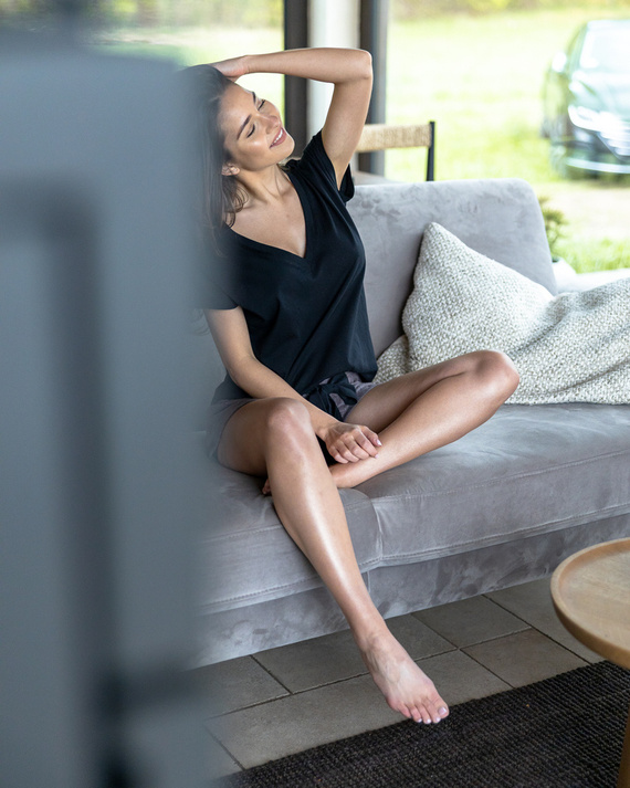 Sensis Piżama damska Susan Brown - brązowy