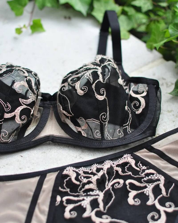 Biustonosz miękki soft 19193 Glamour Mediolano czarny