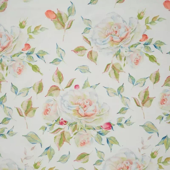 Pościel z mikrofibry Rosa róże kwiaty Desing91 kremowy