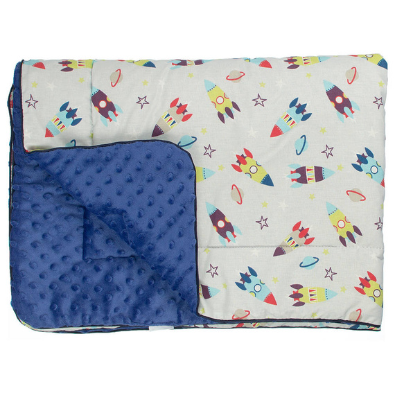 Kocyk niemowlęcy Papugi Martex zielony