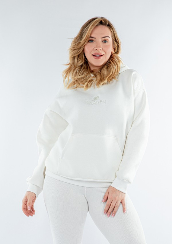 Bluza dresowa DK-K-B9-H1 Dkaren - ecru 