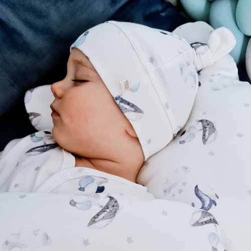 Dreaming Whales Czapka z bawełny organiczne Yosoy