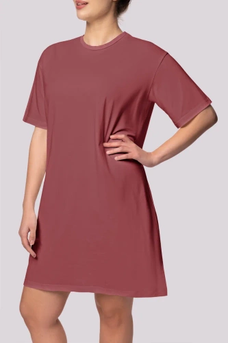 Koszula nocna Bliss Mona wiśniowy