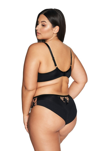 2117/B Figi damskie brazyliany Ava - czarne 