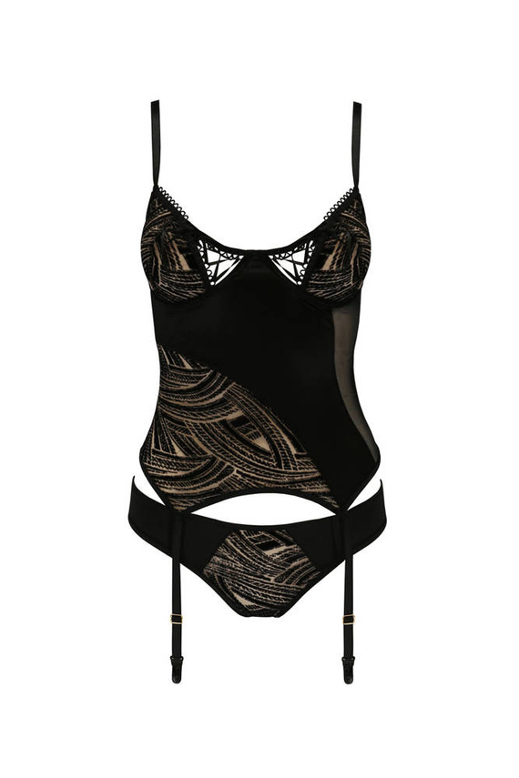 Gorset damski Lara Corset Casmir czarny