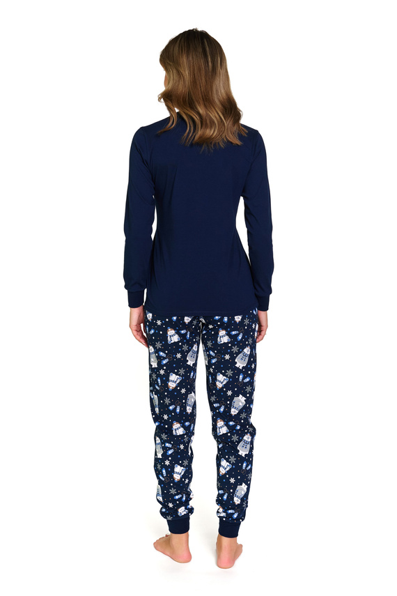 Doctor Nap 7337 – Piżama damska Cozy Bear z bawełny, koszulka i spodnie
