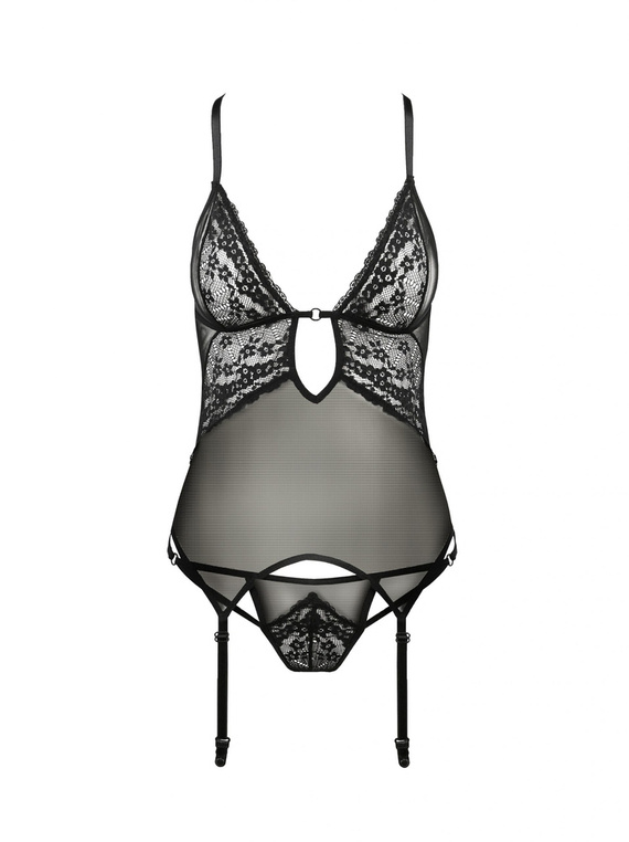 Gorset damski Erza Corset Passion czarny