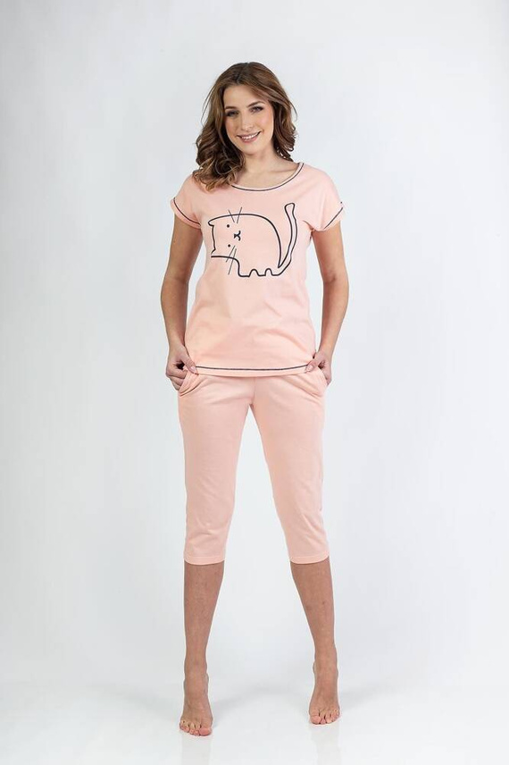 Piżama Damska 686 Regina morelowy