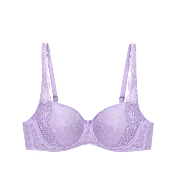 Biustonosz usztywniany Amourette Charm WHP02 Triumph- lilac niebieski