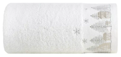 Ręcznik świąteczny choinka Joy 2 Eurofirany biały