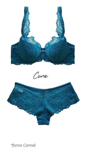  Biustonosz Usztywniany Full Cup M-3344/22 Cora  Mat bordowy