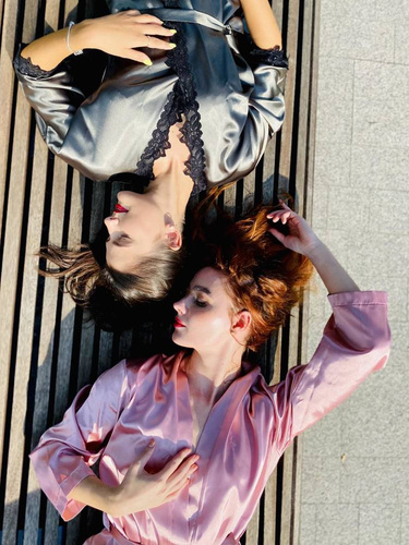 Szlafrok damski 929 Kleoree De Lafense - szary 