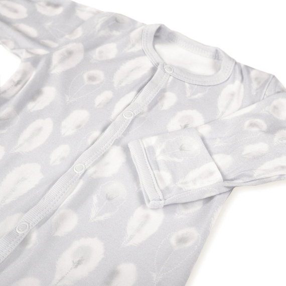 Pajac Bamboo Ewa Klucze - szary