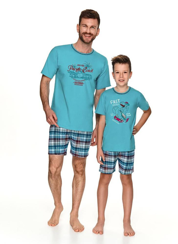 Piżama chłopięca 2746 , 2747 Ivan Taro -turkusowy