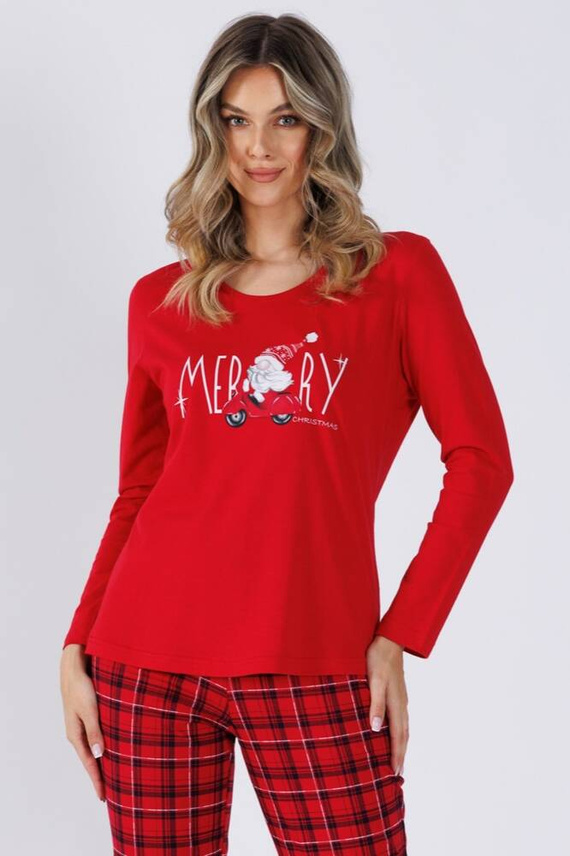 Piżama damska 1530 Palia Leveza czerwony